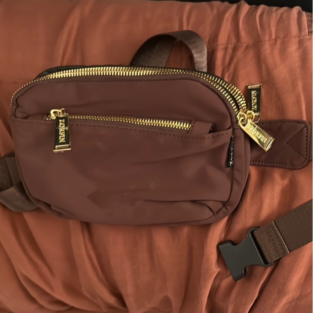 Brown and Gold Fanny Pack